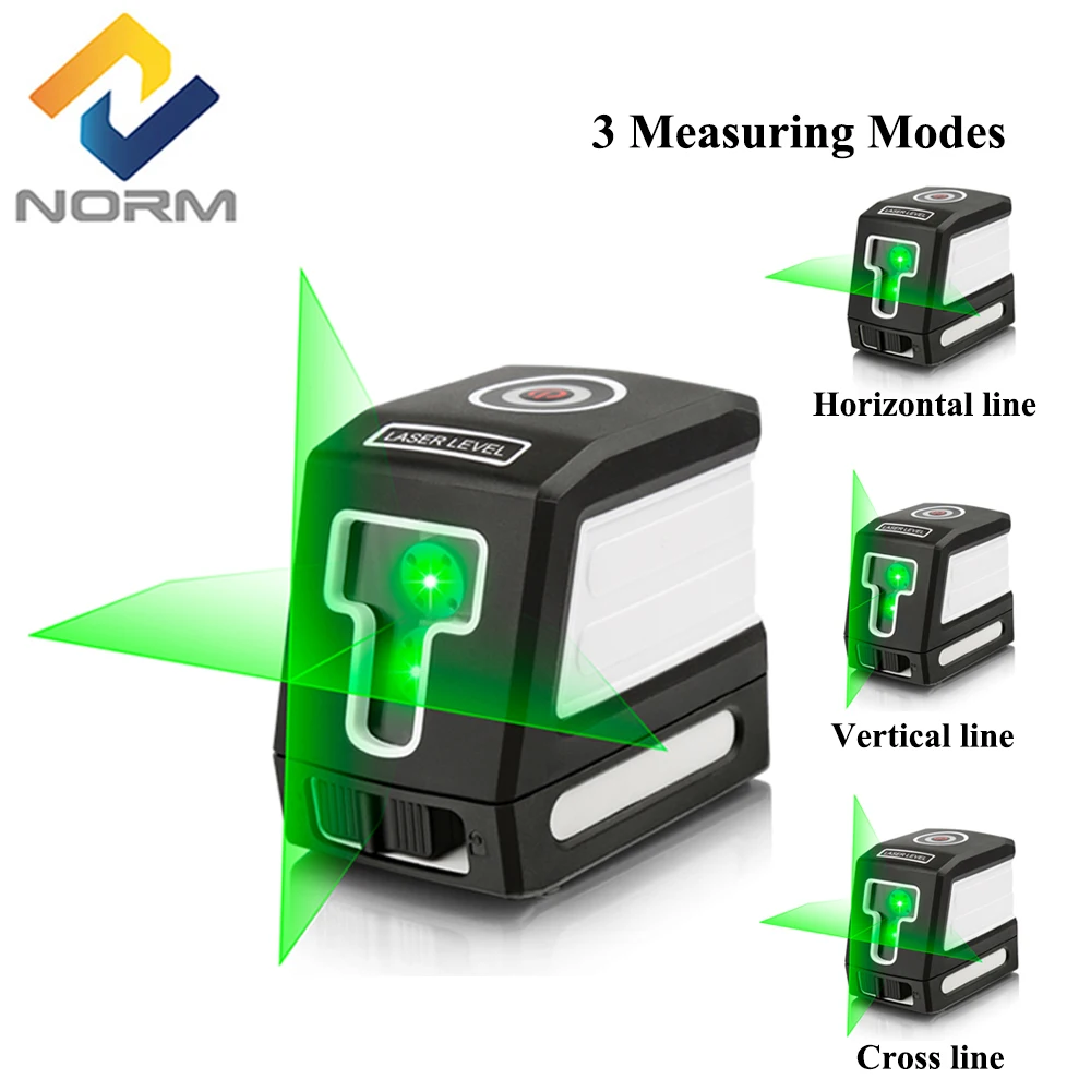 Лазерный уровень Norm самонивелирующийся нивелир с 2 вертикальными и