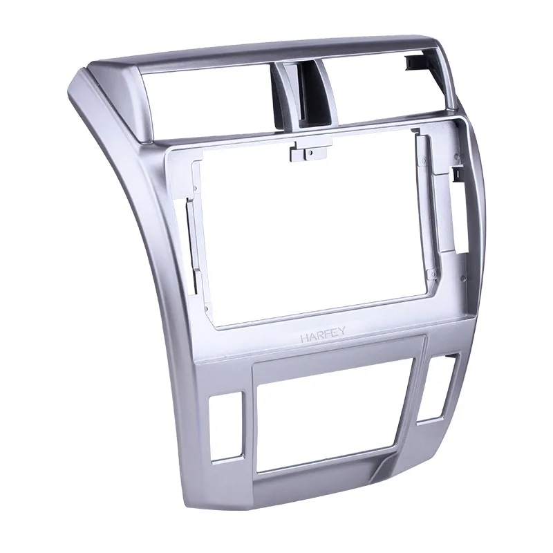 Harfey 2din Silver Frame 10.1 inch for 2008 2009 2010 2011-2013 Honda City Ballade Auto AC Audio Dash Trim Fascia Panel Kit | Автомобили и