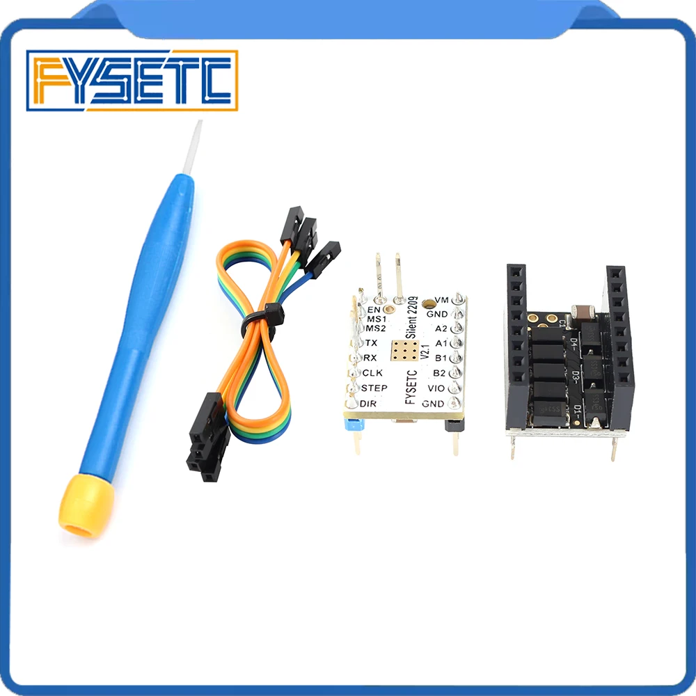 Драйвер шагового двигателя TMC2209 v3.0 5 шт. шаговых палочек бесшумный драйвер и