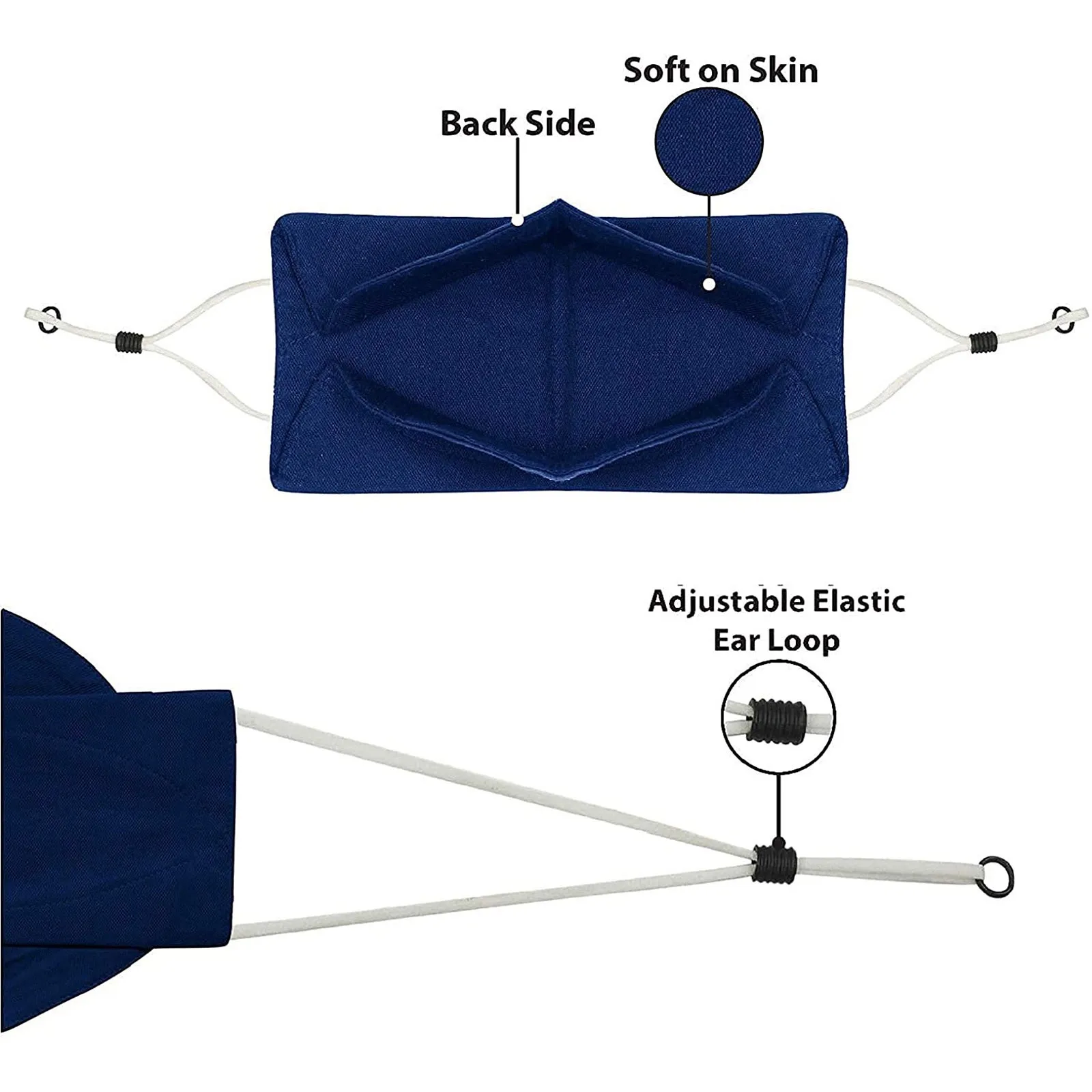 Cosplay Mask 3pc Fogging Cloth Solid Color Face Adult With Nose Wire &amp Adjustable Earloops Masque Mascarillas Sunscreen |