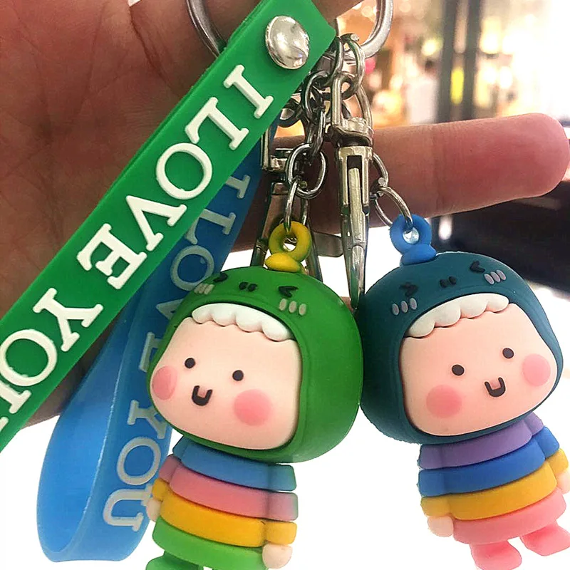 2 шт. брелок в форме маленького динозавра милая мультяшная кукла кулон украшение