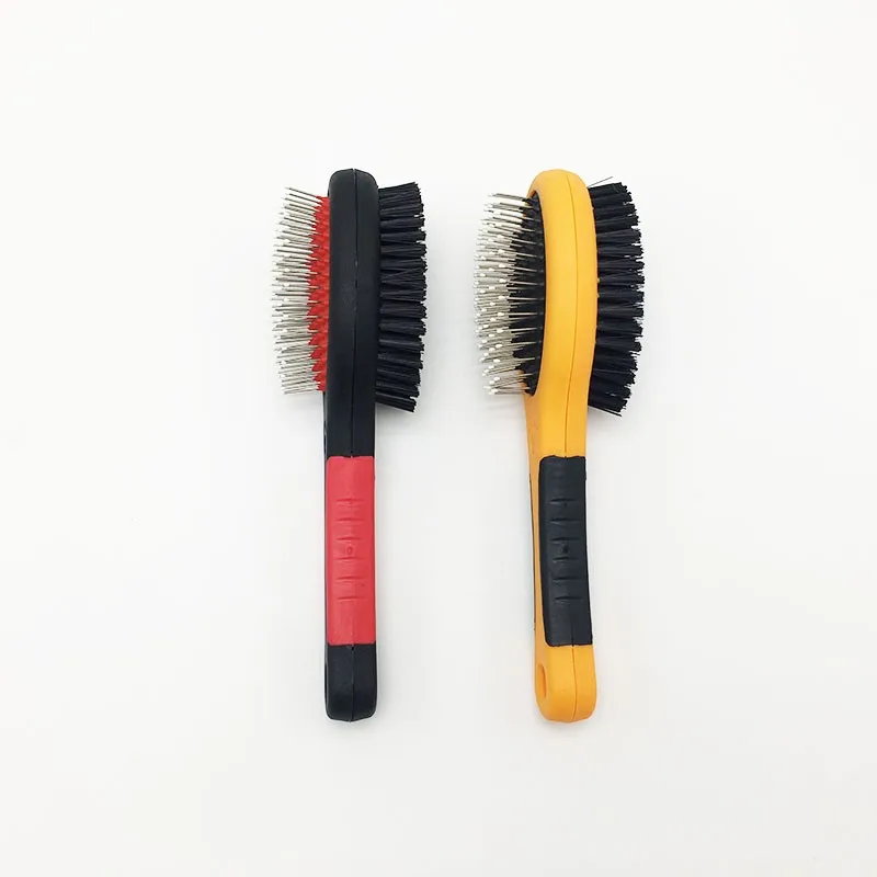 Двусторонняя щетка для ванной двусторонняя домашних животных|Расчески собак| |