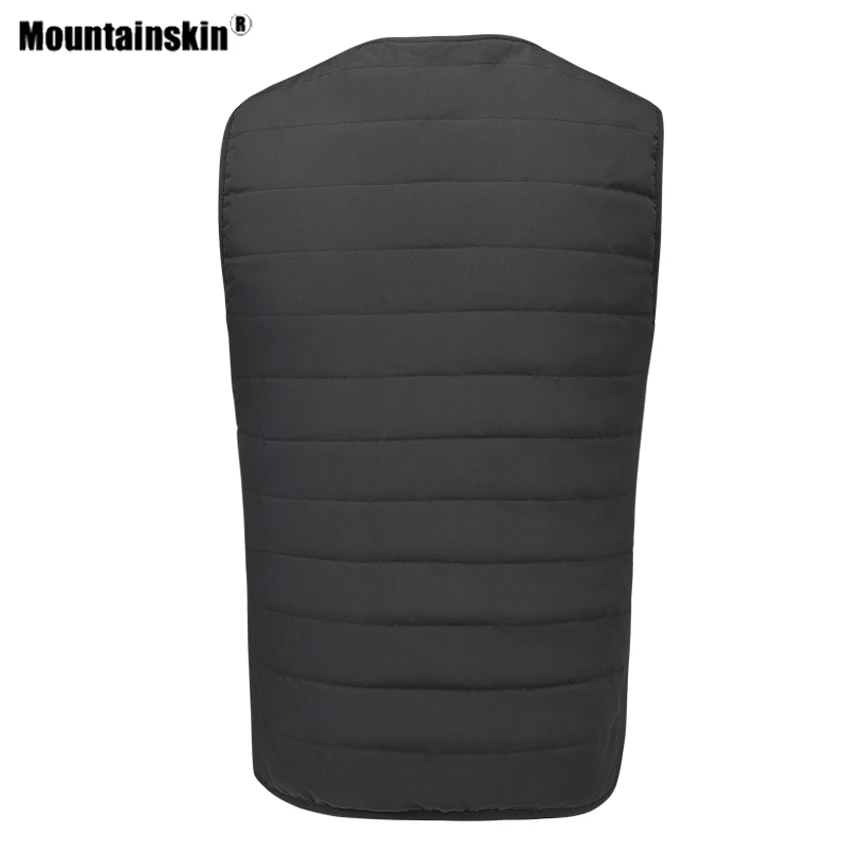 Mountainskin Для женщин Для мужчин USB интеллигентая(ый) нагрев жилетка, куртка-безрукавка Спорт на открытом воздухе Термальность жилеты Лыжный Спорт мужской пальто VA611