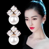 mengyi new fashion charm stud earrings womens dainty simple statement jewelry wedding 92 5 earrings outer banks party best gift