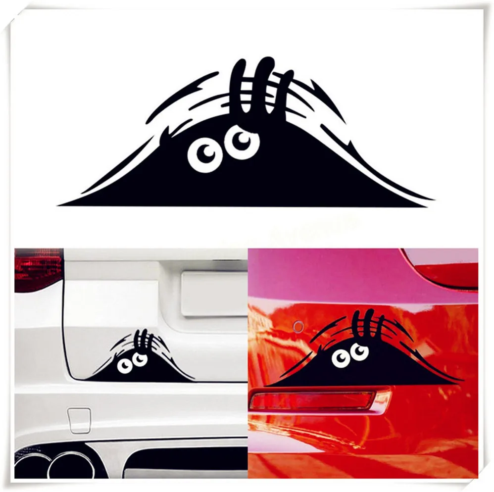 Автомобильные наклейки Наклейка глаза Черный подглядывающий Монстр для Honda Crosstour