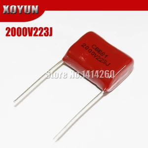 Полипропиленовый пленочный конденсатор 2000V223J 2KV 22NF 0,022 UFCBB шаг 20 мм 2000V 223J CBB, 10 шт.