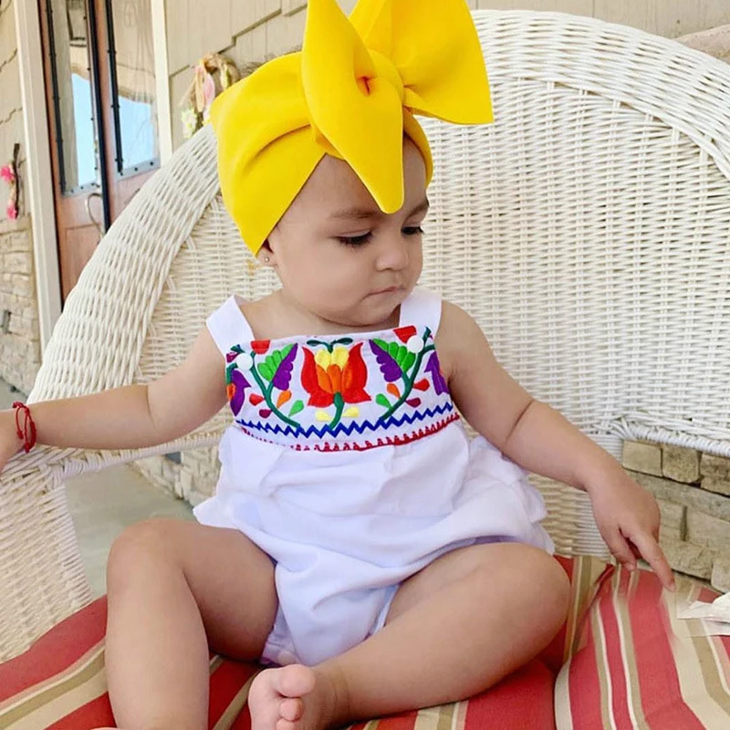 

Big Bows Baby Girl Headband Lovely Soft Infant Toddler Baby Headband Turban Newborn Elastic Hair Bands Baby Hair Accessories