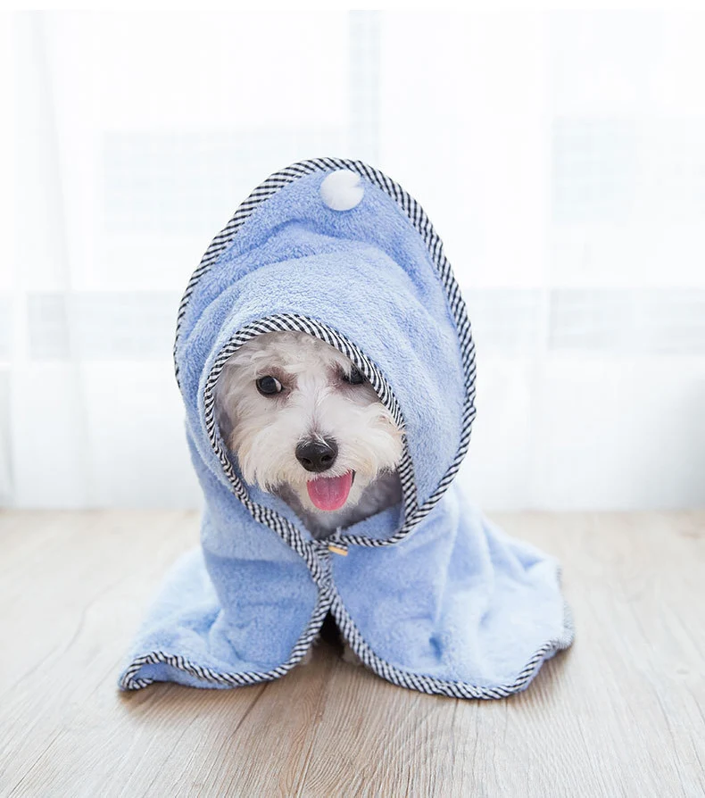 Полотенце для милых собак мягкое сушильное полотенце и кошек Толстовки щенков