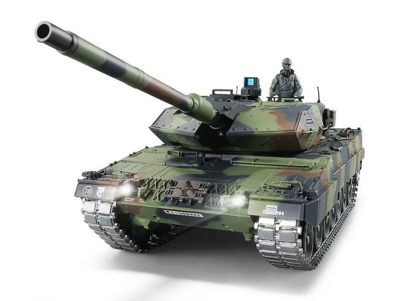 Радиоуправляемый танк Heng Long Leopard 2 A6 UpgradeA V6.0 2.4G 1/16 RTR|Радиоуправляемые танки| |