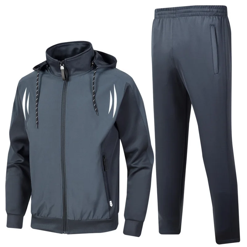Спортивная одежда мужские комплекты 2020 зимние повседневные куртки на молнии из
