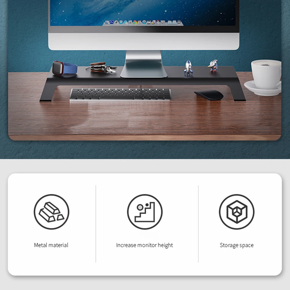 

Aluminum Alloy Laptop PC Stand Support Base Metal Computer Screen Riser Desktop Monitor Holder Laptop Parts Accessories