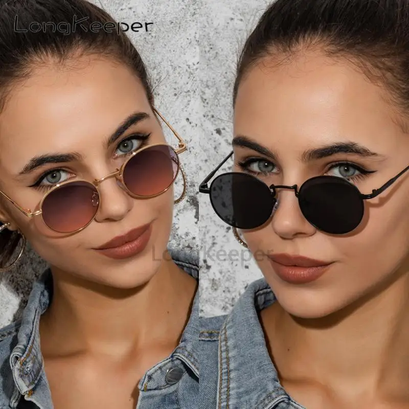 

Солнцезащитные очки в стиле панк для мужчин и женщин, классические маленькие солнечные аксессуары в металлической оправе, в стиле хип-хоп, д...