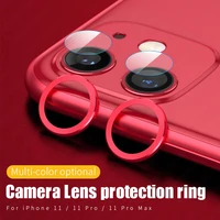 tempered glass metal protection ring case for iphone 11 pro x xs max xr rear lens camera screen protector cover