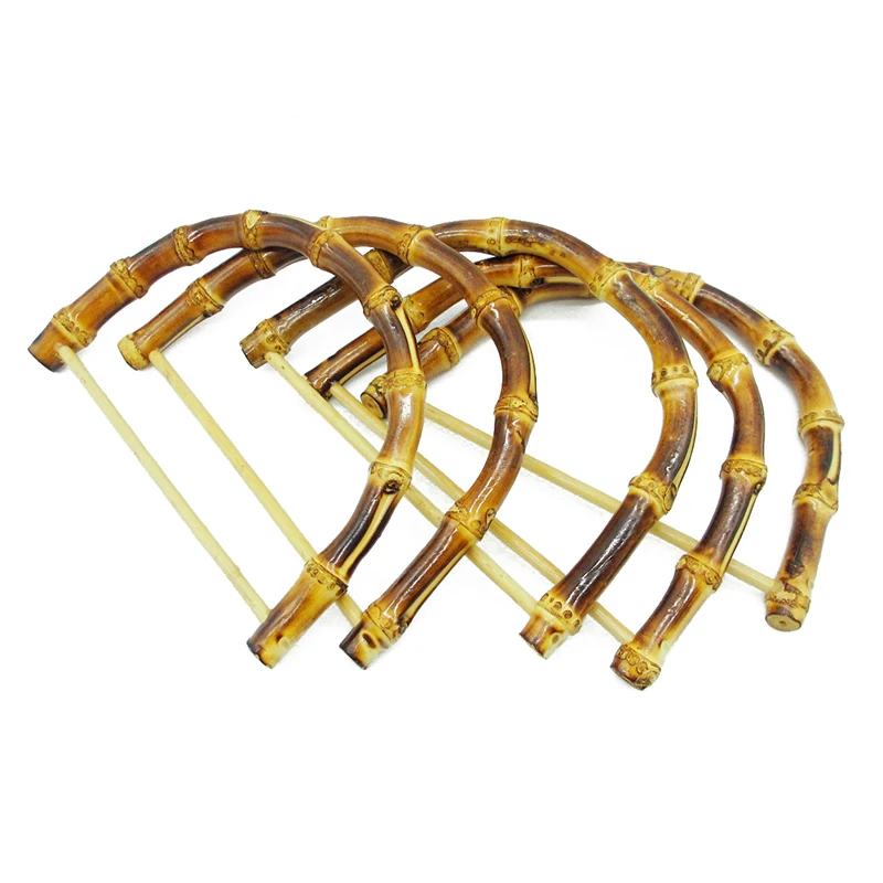 1 шт. г-образная бамбуковая ручка для ручной работы сделай сам сумка-тоут сумка