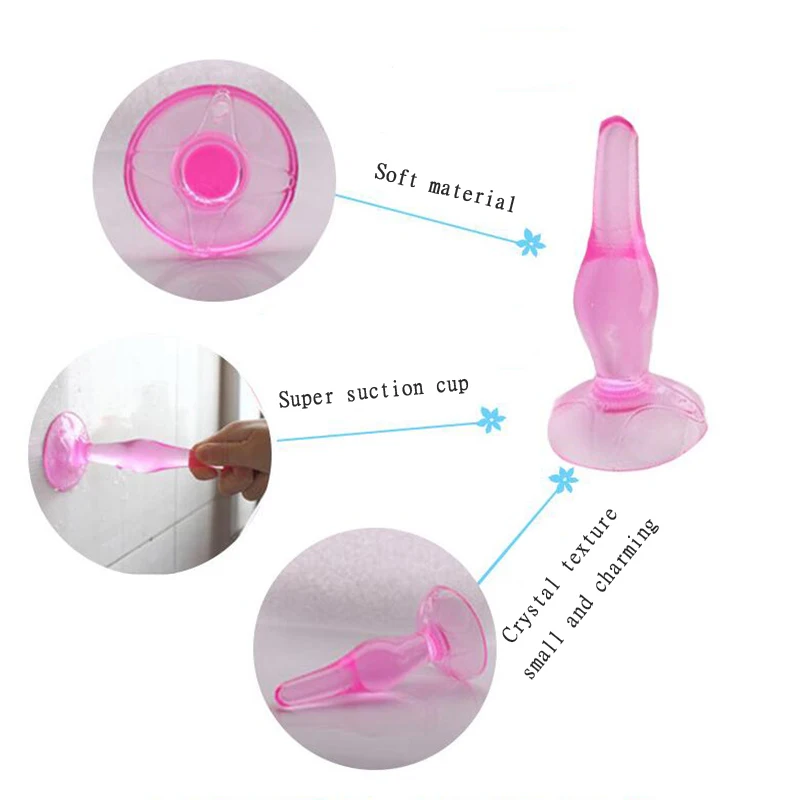 Анальная пробка с большим кристаллом мощный Стимулятор точки G массажер простаты