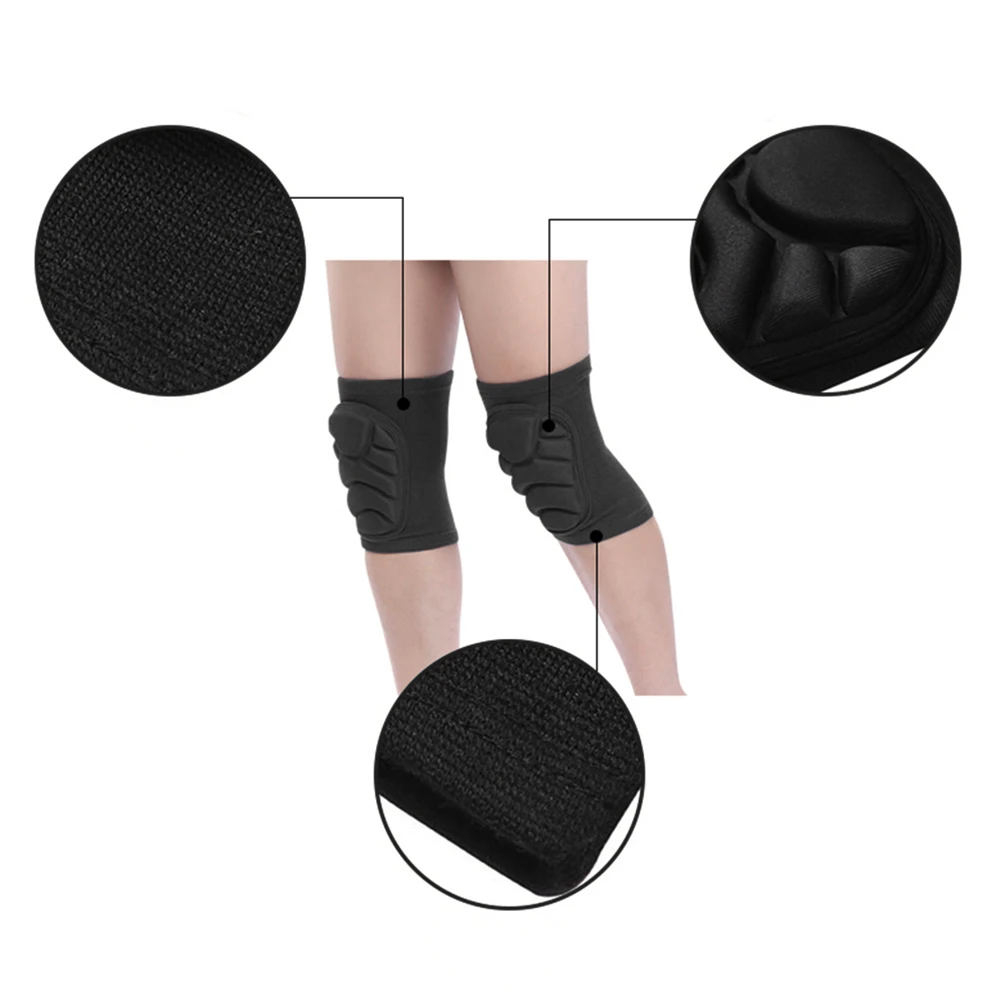 

Gym Knee Pads Sports Safety Fitness Kneepad Elastic Knee Brace Support Gear Patella Running Basketball Volleyball Tennis
