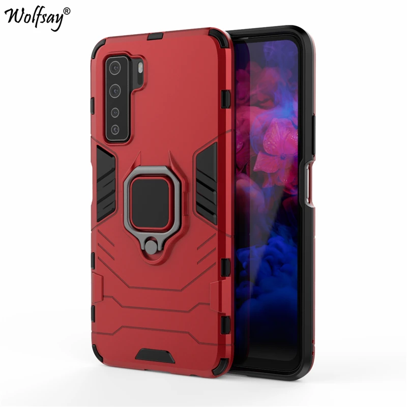 Чехол для Huawei Nova 7 SE автомобильный держатель защитный чехол Жесткий ПК и мягкий