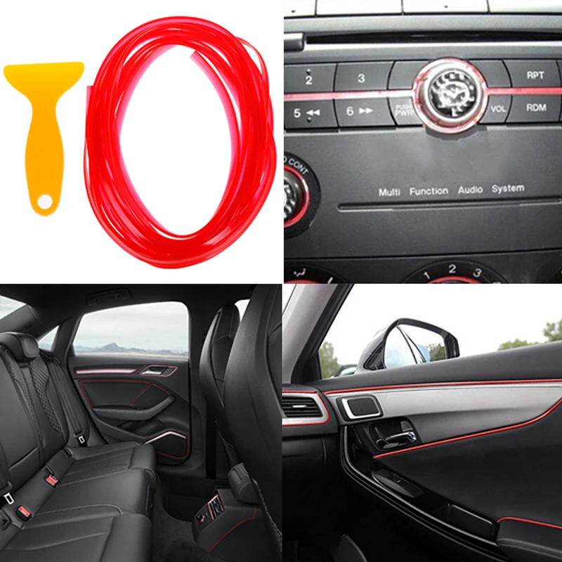 Красный цвет 5 м интерьерная отделка декоративный комплект наполнителя для