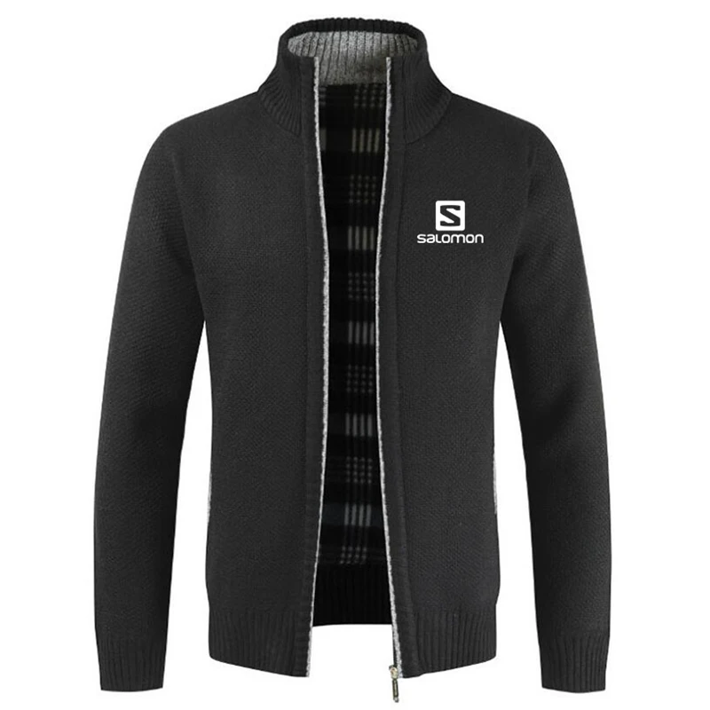 Мужское пальто-свитер S весна-осень 2021 искусственный мех шерсть теплая подкладка