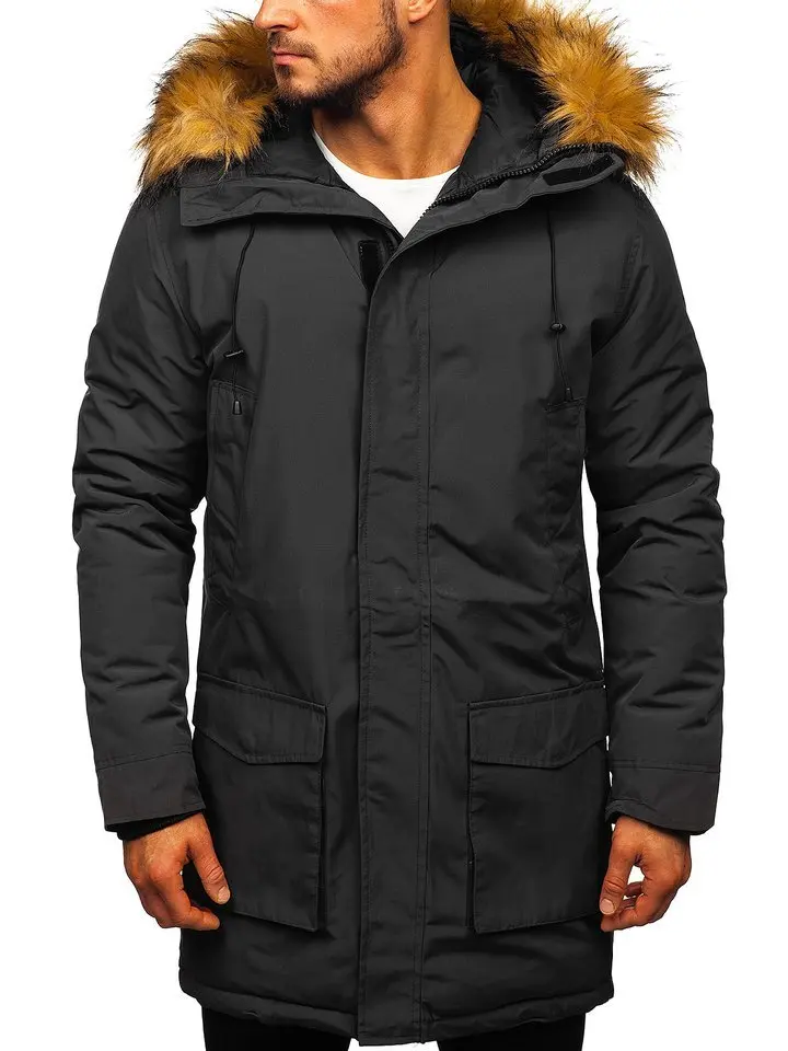 

ZOGAA New Hot 2021 Autumn&Winter Coat Men Black Puffer Jacket Warm Overcoat Parka Outwear Cotton Padded Hooded Down Coat