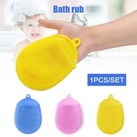 infant silicone bath massage brush massage silicone exfoliating facial deep soft cleansing bath brush