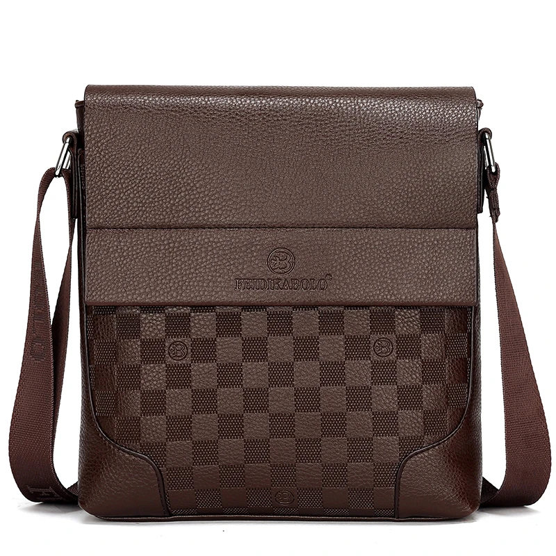 

New Luxury Brand Men Bags Crossbody Bag Business Man Messenger Bag Vintage Sling Bags Vegan Leather Male Bag Casual Shoulder Bag