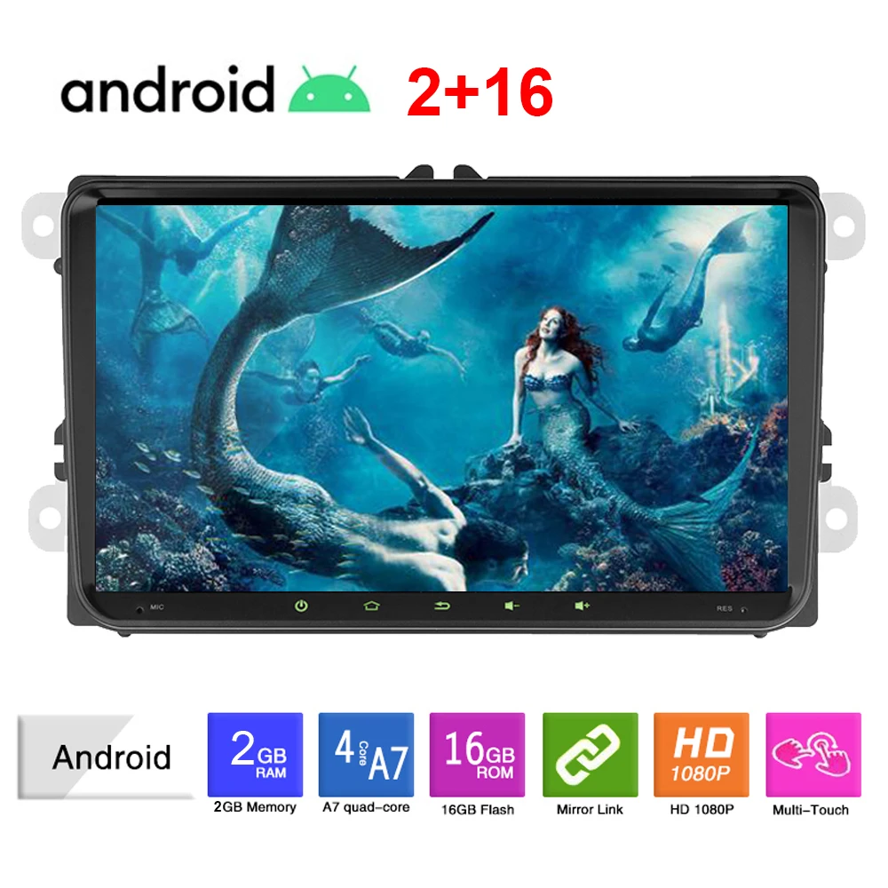 9 &quot2din Android 10 1 автомобильное радио для Фольксваген Пассат MK5 MK6 Tiguan Jetta Touran GOLF Polo