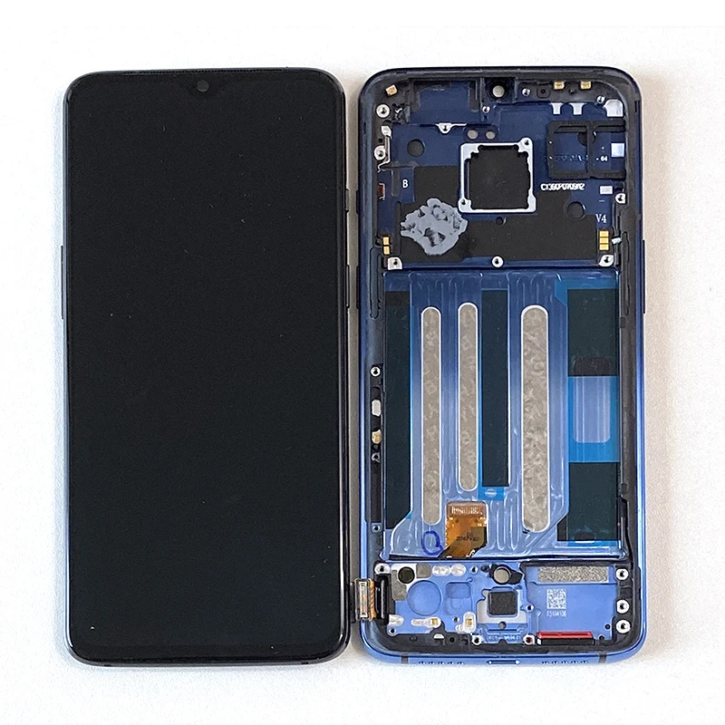 6 41 &quotОригинальный ЖК экран Supor приглушенный M &amp Sen для OnePlus 7 + сенсорная панель