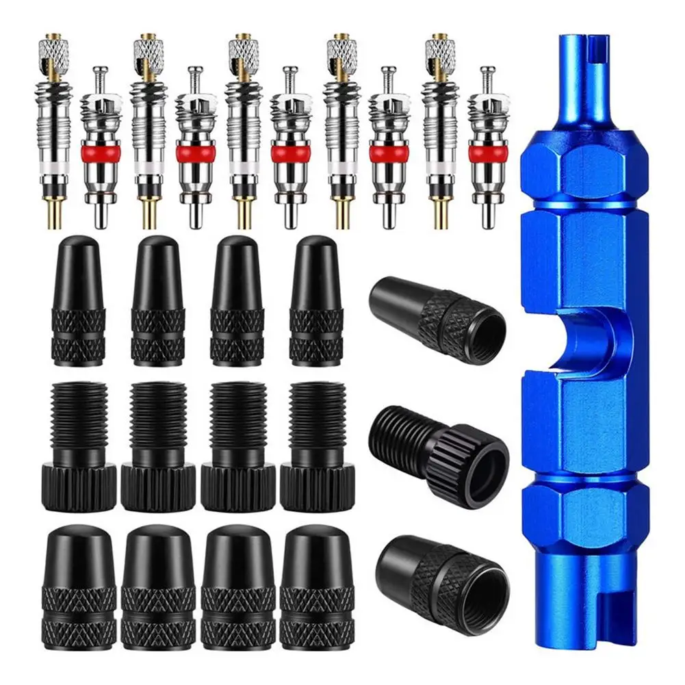 

15/26 шт., велосипедный адаптер для ниппеля Presta Schrader