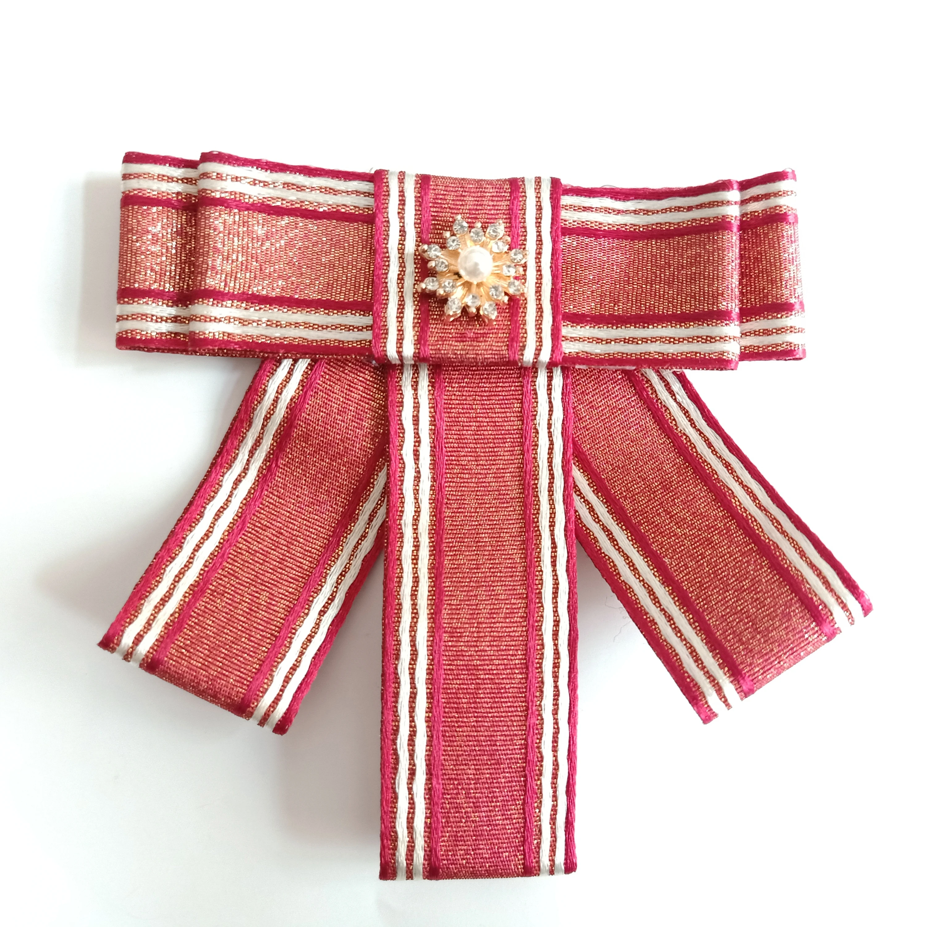 Женская Брошь-бант с большим бантом зимняя бижутерия 1 шт. | Украшения и