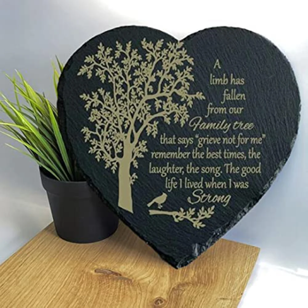 

Memorial Stone Condolence Gifts Decorations To Commemorate Loved Ones Sturdy Memory Funeral Acrylic Commemorative Statuette