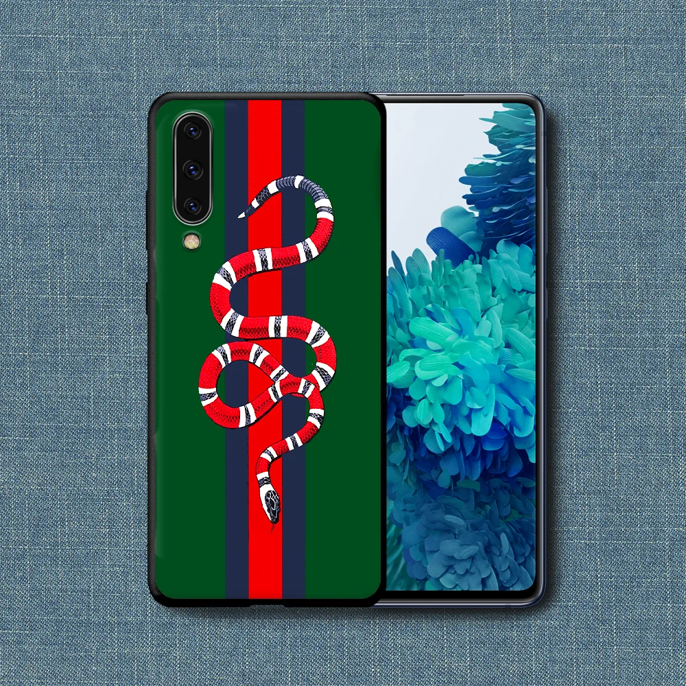 

Italian Luxury Brand Phone Case For Samsung Galaxy A 3 5 7 8 10 20 20E 21S 30 30S 40 50 51 70 71 black Hoesjes 3D Cell Pretty