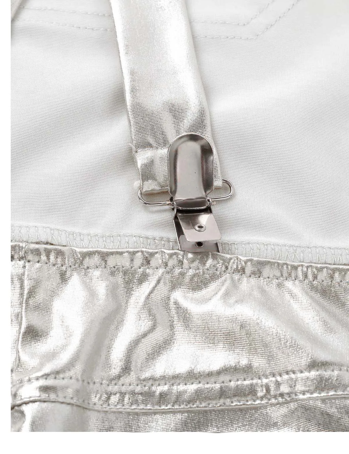 Мужские мотоциклетные модные шорты iEFiEL блестящие металлические регулируемые