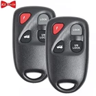Брелок KEYECU для дистанционного ключа Mazda 6, 2003, 2004, 2005, 2004, 2005, 2006, 2007, KPU41805, модель #200841805, 41848 МГц, 2 шт.