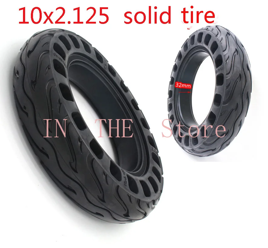 

10x2.125 Solid Tire 10x2.125F Thickening Honeycomb Wheel Tyre for Smart Electric Balancing Scooter Accessory