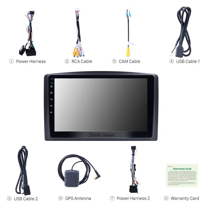 Seicane Автомобильный мультимедийный 10 1 дюймовый Android 0 для 2014 2018 BENZ VITO автомобильный