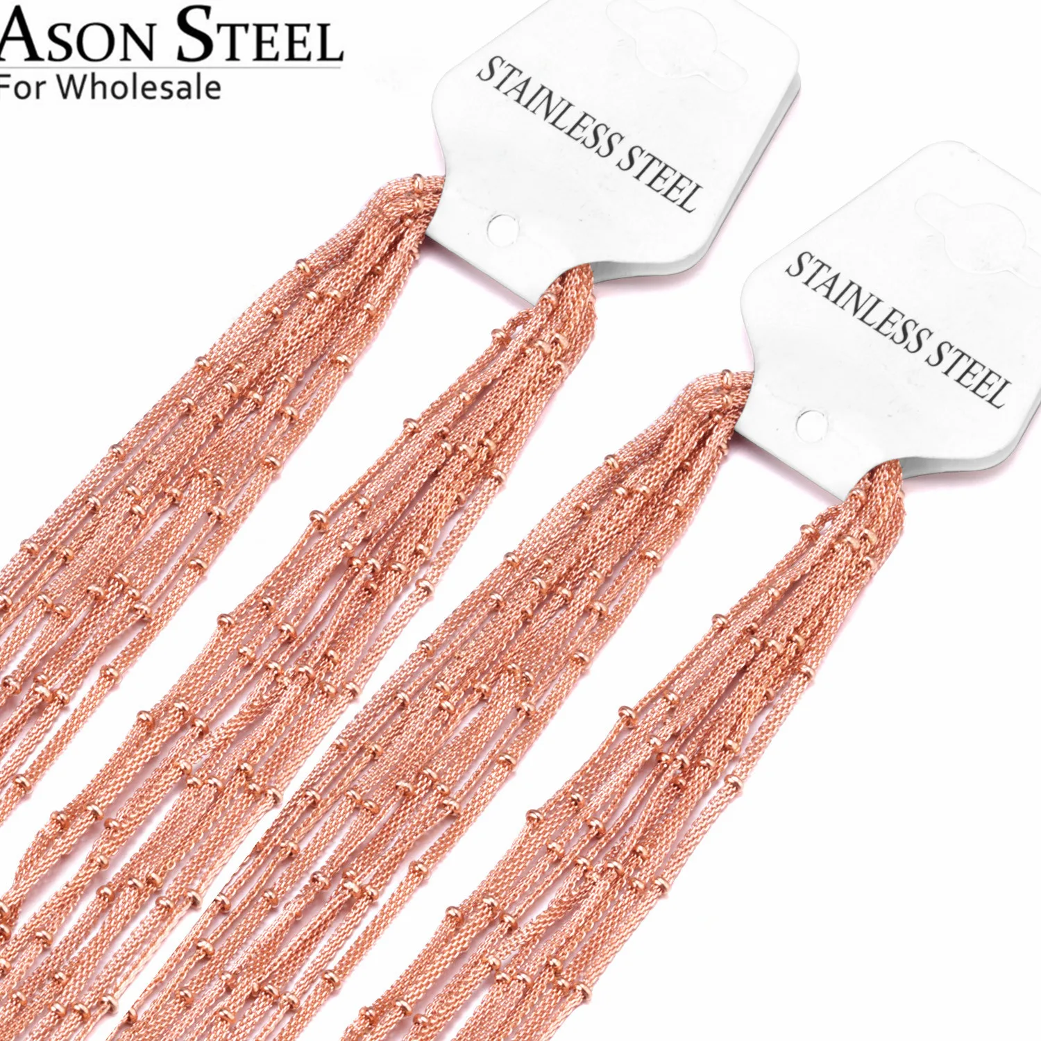 Ожерелье ASONSTEEL в стиле панк с золотыми круглыми бусинами 10 шт./лот ожерелье из