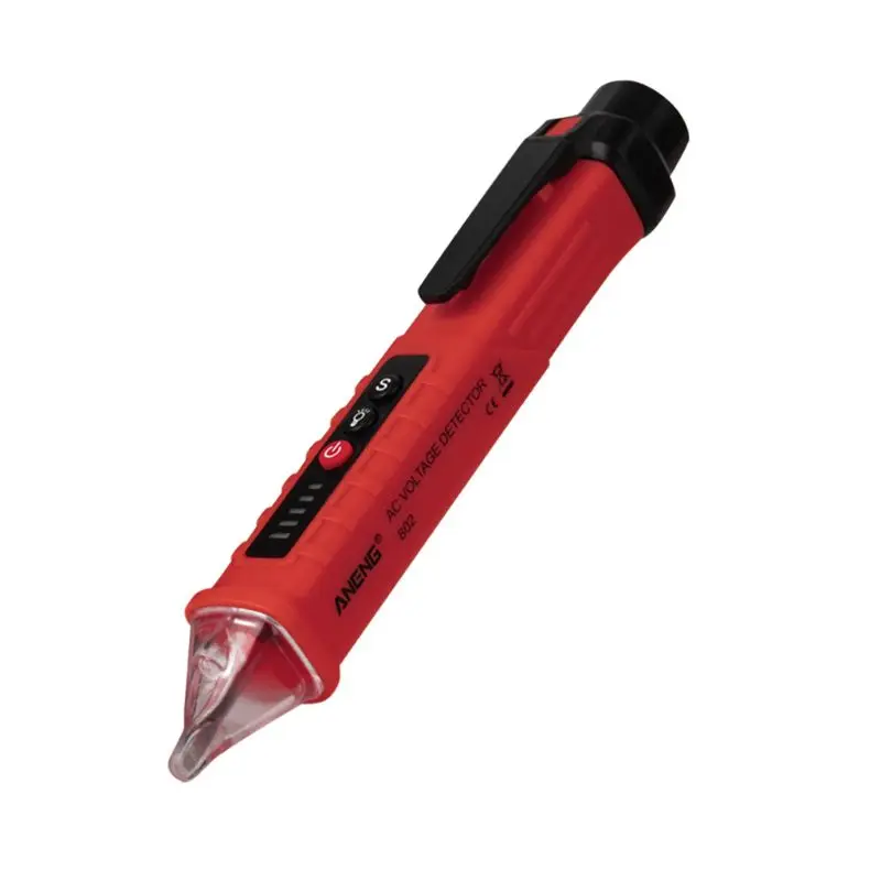 

VD802 Non-contact AC Voltage Detector Tester Meter 12V-1000v Pen Style Electric Indicator LED Outlet AC Induction Voltage