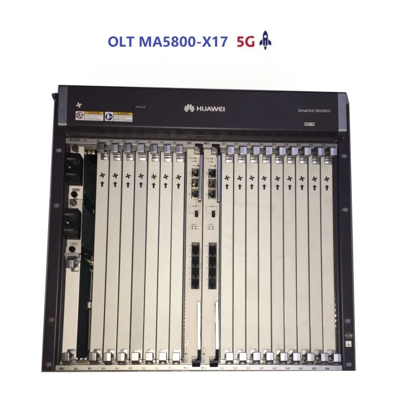 MA5800 X17 GPON EPON 10GOLT Оптический линейный терминал 2 * МПЛА Пила DC Мощность Поддержка GPHF