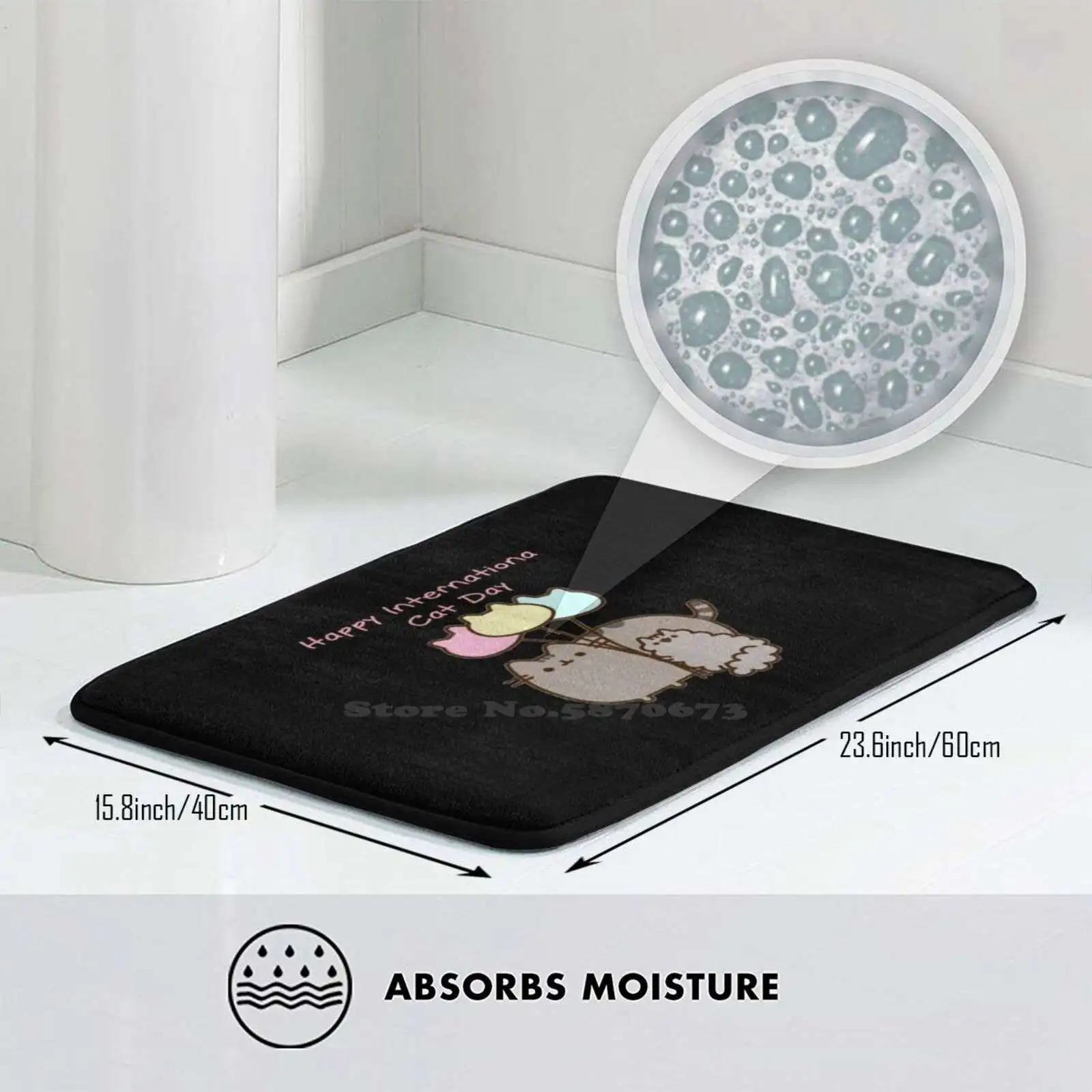 Кошка и ее дочь празднуют Международный день кошки. Мягкие интересные товары для