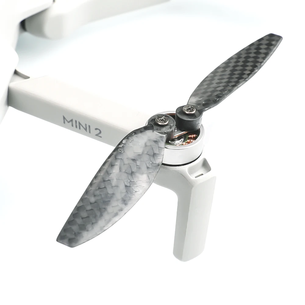 

Carbon Fiber Propeller For DJI Mavic Mini 2 Accessories Low Noise Props Quick Release Blades with Screws For DJI Mini 2 Drone