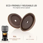 Многоразовая Пищевая силиконовая крышкакрышка для кофемашины Vertuoline Next, многоразовые колпачки для оригинальных капсул Vertuo