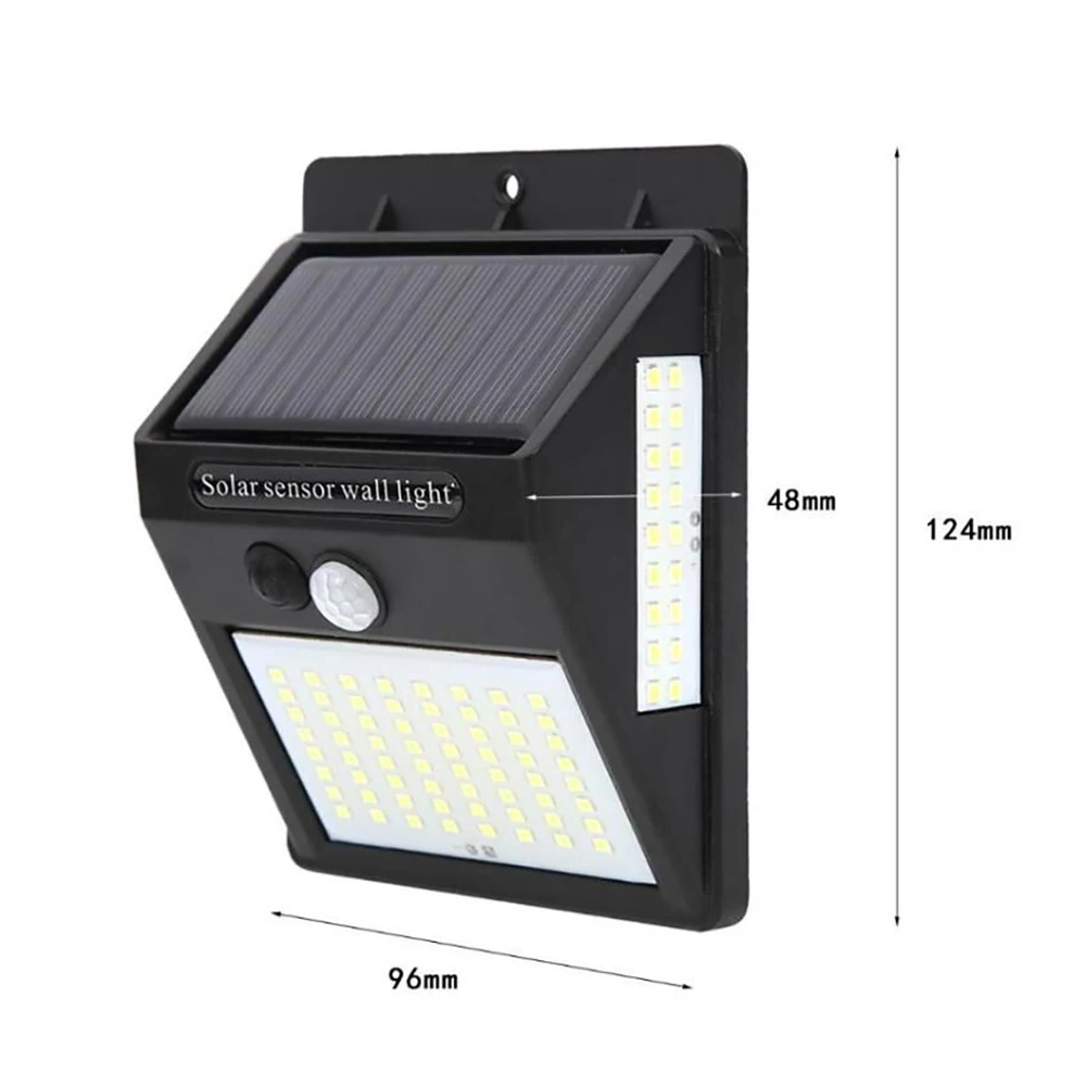 Уличный настенный светильник с пассивным ИК датчиком движения 100 светодиодов