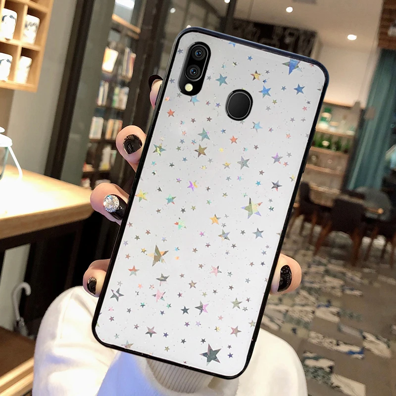 TRISEOLY чехол с лазерным градиентом для Samsung Galaxy A50 A30 A20 A10 A70 A60 A40 A80 A90 мягкий