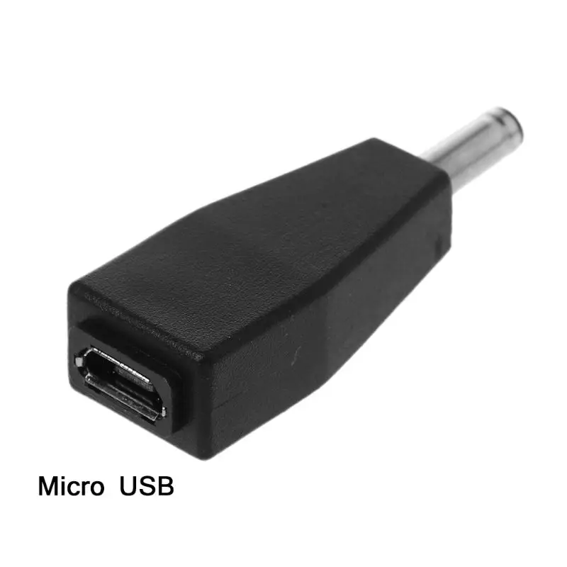 

Micro USB Female to DC 3.5x1.35mm Male Plug Jack Converter Adapter Charger For USB HUB LED Light Fan