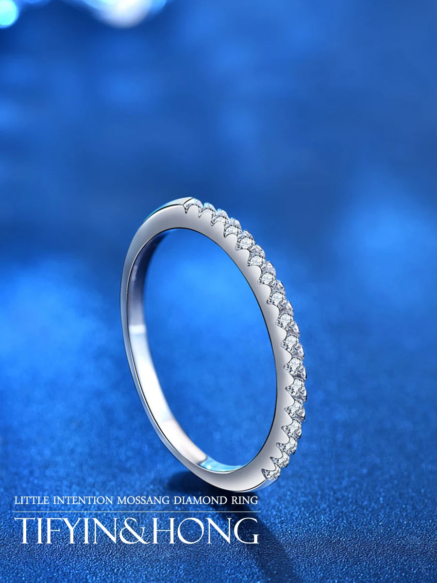 

Модное роскошное Брендовое ювелирное изделие 2021, кольцо из муассанита на костяшки, унисекс, бриллиантовое серебряное кольцо