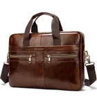 Мужская сумка из натуральной кожи через плечо, сумки-мессенджеры, деловые сумки, сумки для ноутбука для мужчин K029
