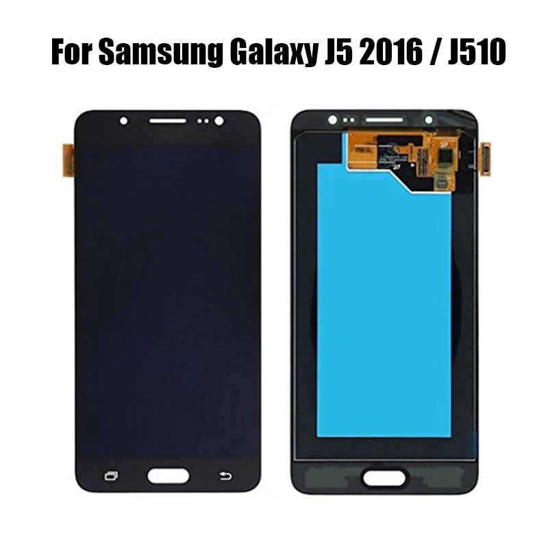 ЖК-дисплей AMOLED/TFT 100% для Samsung J5 2016 SM-J510F J510FN J510M J510Y J510G J510 с сенсорным экраном и