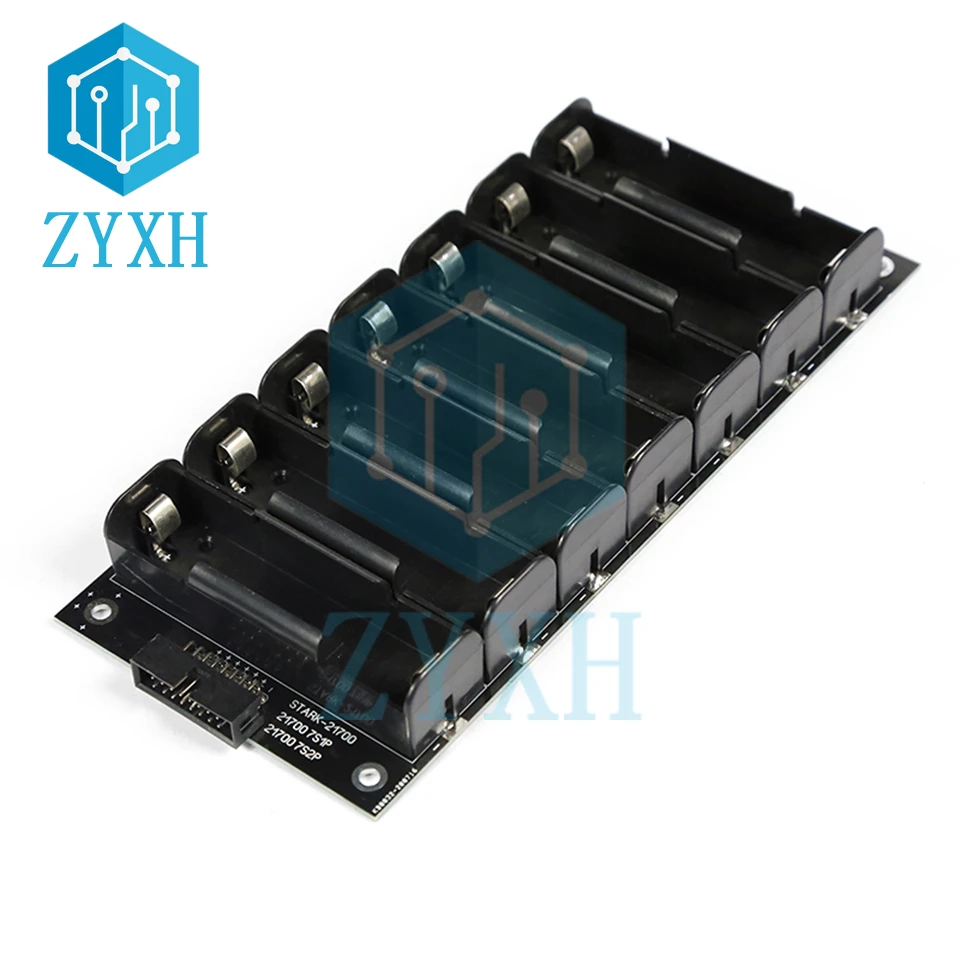 

BMS 7S 24 В 21700 батарея Power Wall 21700 литиевая коробка держатель для хранения Чехол 20A 40A 60A балансировочная зарядная плата Power Bank DIY