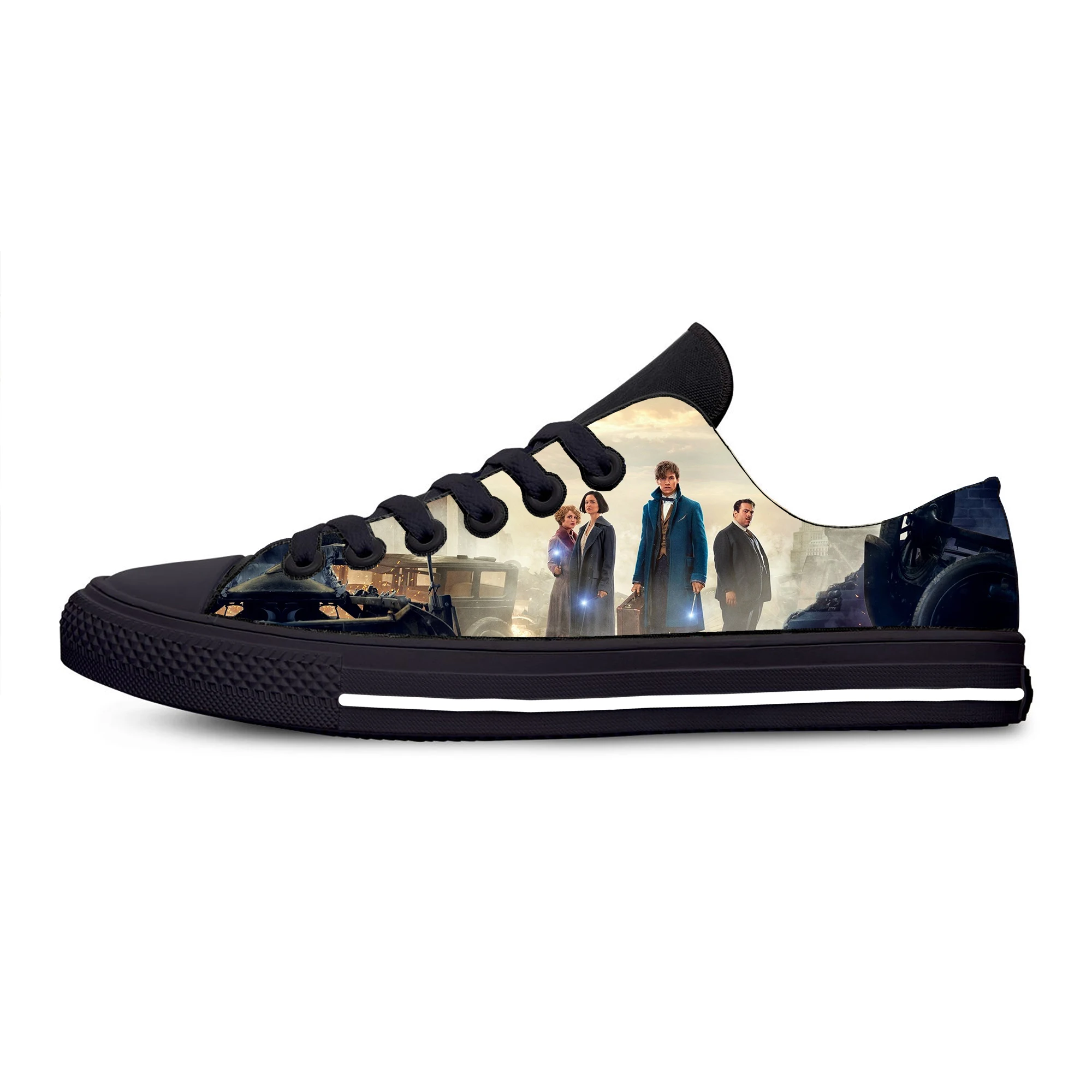 2019 Hot Cool Vogue Summer Casual Shoes Handiness Sneakers 3D Print Movie For Men Women Fantastic Beasts and Where to Find Them | Обувь